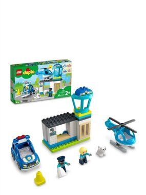 Lego DUPLO Rescue Police Station 10959 Push & Go Car w/Lights & Siren New In Box